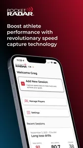 Pocket Radar® Sports screenshot 0