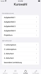 meinAbischnitt screenshot 2