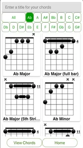 Page of Chords for Guitar screenshot 1