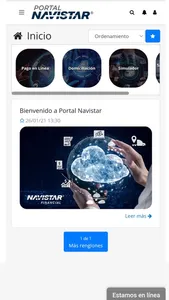 Portal Navistar® screenshot 1