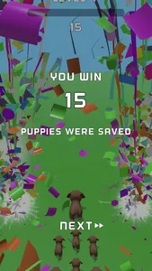 Puppy Run 3D! screenshot 2