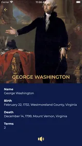 US Presidents Learning App screenshot 2