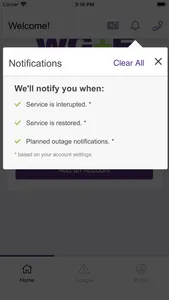 WG+E Outage Tracker screenshot 2
