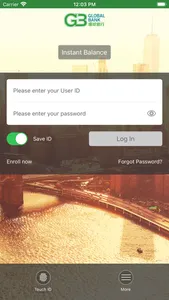 Global Bank NY Mobile Banking screenshot 1