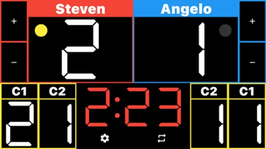 Simple Karate Scoreboard screenshot 1