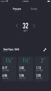 Pipe Sizer - Pressure/Gravity screenshot 0