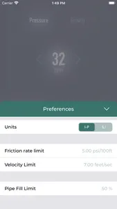 Pipe Sizer - Pressure/Gravity screenshot 2