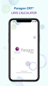 Paragon CRT® Lens Calculator screenshot 0