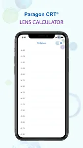 Paragon CRT® Lens Calculator screenshot 2
