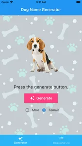 dog.name.generator.espradev screenshot 0