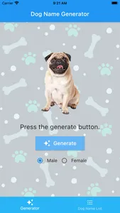 dog.name.generator.espradev screenshot 2