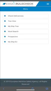 EMSA Rulecheck screenshot 0