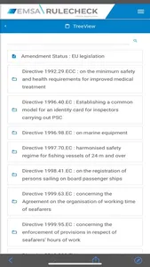 EMSA Rulecheck screenshot 2