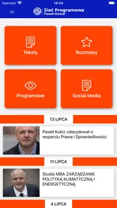 Sieć Programowa Paweł Kowal screenshot 3