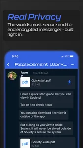 SOCIETY: Secure Social Network screenshot 0