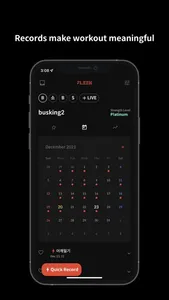 Fleek - Workout Tracker, Log screenshot 9