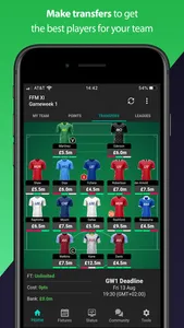 (FPL) Fantasy Football Manager screenshot 1