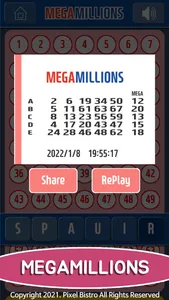 MegaBall : Lottery Generators screenshot 3