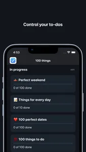 100 things to-do screenshot 0