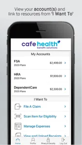 Café Health Mobile screenshot 0