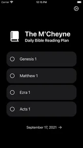 The M'Cheyne Plan screenshot 1