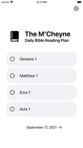 The M'Cheyne Plan screenshot 2