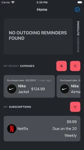 Trackr: Budget & Reminders screenshot 2