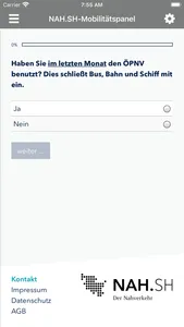 Das NAH.SH-Mobilitätspanel screenshot 0