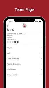 Houstonians Futbol Club screenshot 3