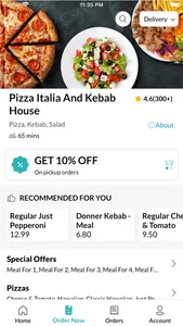 Pizza Italia And Kebab House screenshot 2