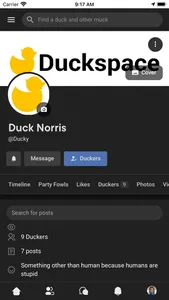 DuckSpace Social screenshot 2