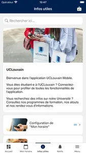 UCLouvain Mobile screenshot 1