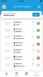 App oficial de C.A. Belgrano screenshot 2