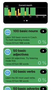 Czech Vocabulary screenshot 2