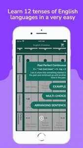 12 English tenses practice screenshot 1