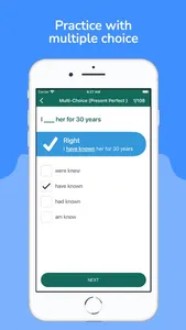 12 English tenses practice screenshot 3