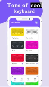 Pop It Fidget Keyboard & Fonts screenshot 1