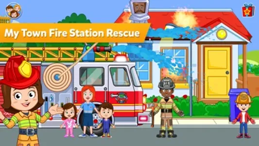 My Town: Firefighter Games screenshot 0