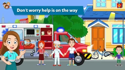 My Town: Firefighter Games screenshot 1