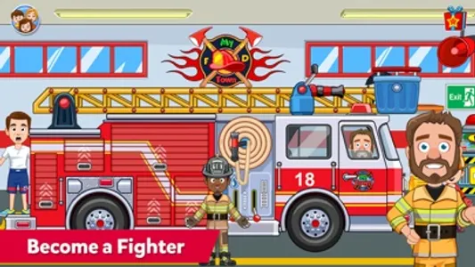 My Town: Firefighter Games screenshot 2