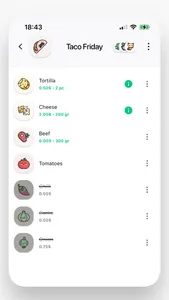 Shopamoji: Shopping List screenshot 1