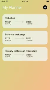 My Simple Planner screenshot 1