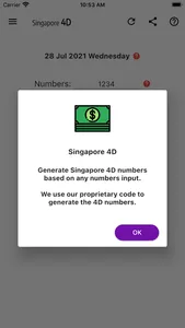 Singapore 4D screenshot 0