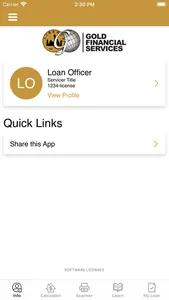 Gold Financial Services screenshot 0