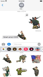 Army Soldier Stickers screenshot 1