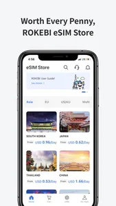 ROKEBI eSIM: Travel eSIM Store screenshot 0