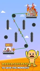 Monkey Rope Puzzle screenshot 6