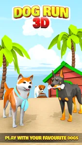 Dog Run Racer - Fun Race 3D screenshot 0