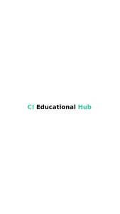 CI Educational Hub screenshot 0