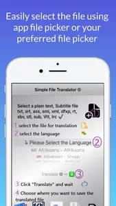 Simple File Translator screenshot 0